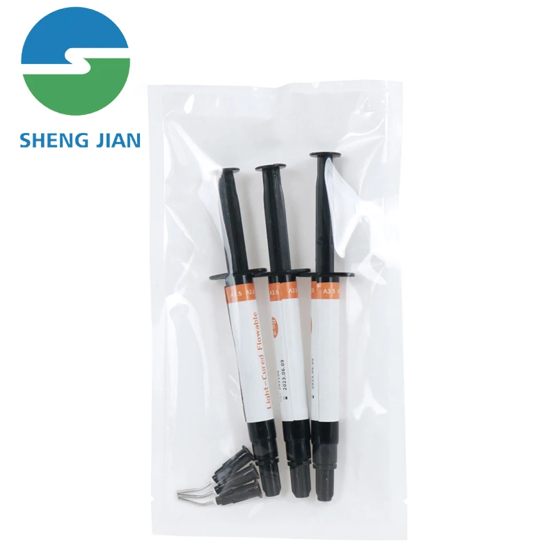 Factory Outlet Dental Flowable  Resin Light Cure Filling Material Composite Resin For Teeth Renovating