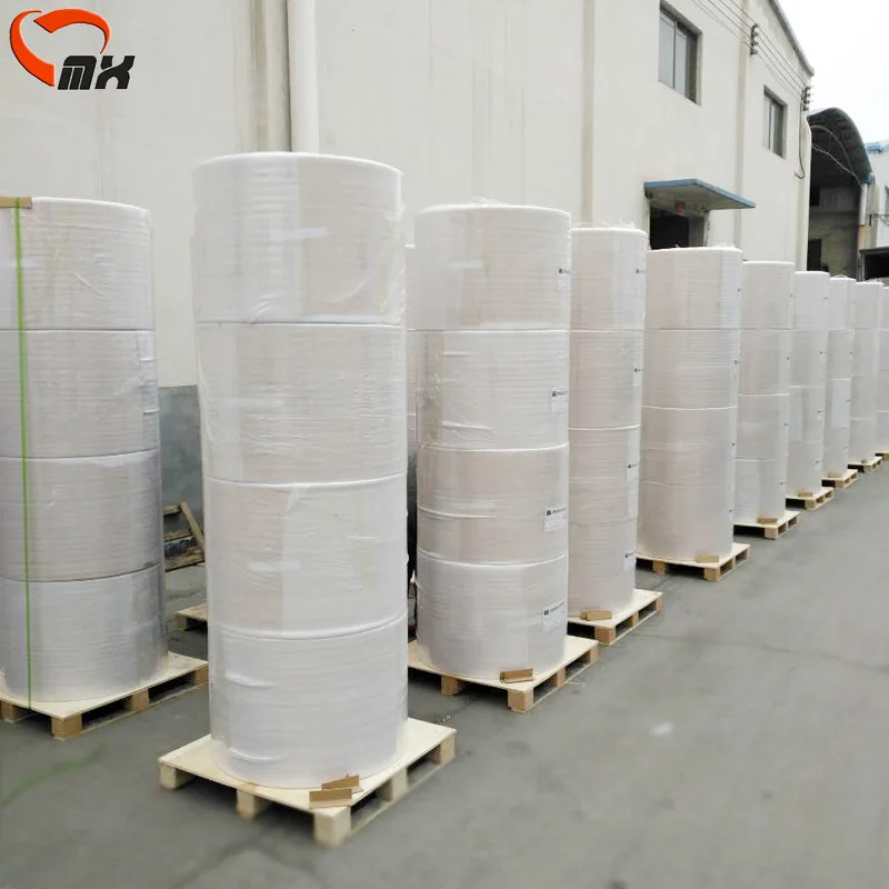 Thermal paper roll manufacturer hot sale 48g 55g 65g 70g office printing paper 844x6000m large roll thermal paper