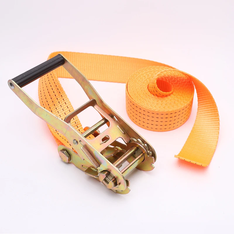 High Quality 2 inch Retractable Ratchet Straps Ratchet Tie Down Straps Cargo Straps For Truck