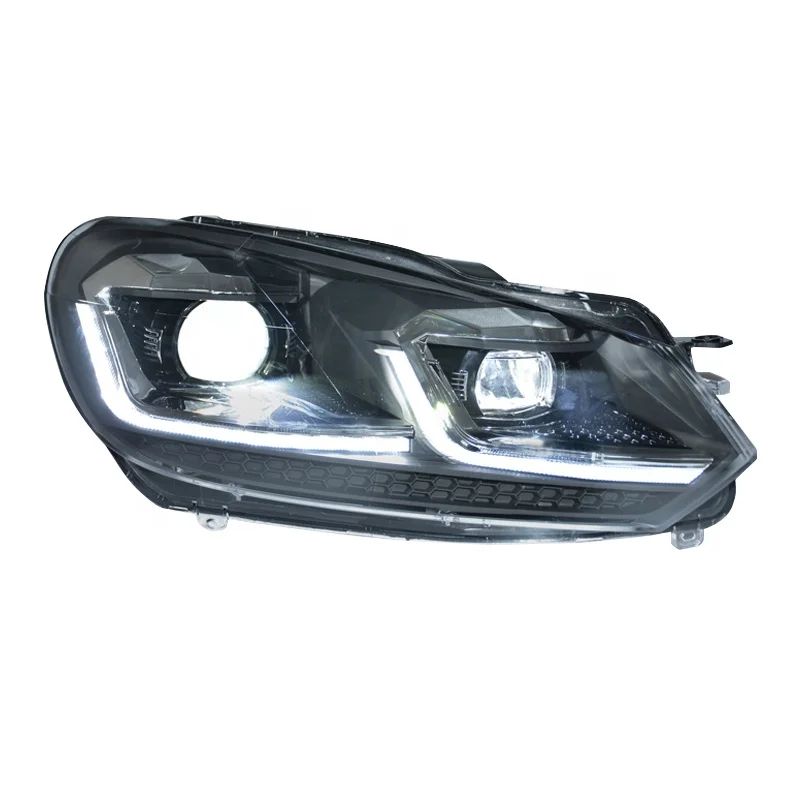 HCmotion Factory 7.5 style LED Xenon 2008 2009 2010 2011 2012 2013 2014 Front Headlamps Golf 6 Headlights For VW Golf MK6