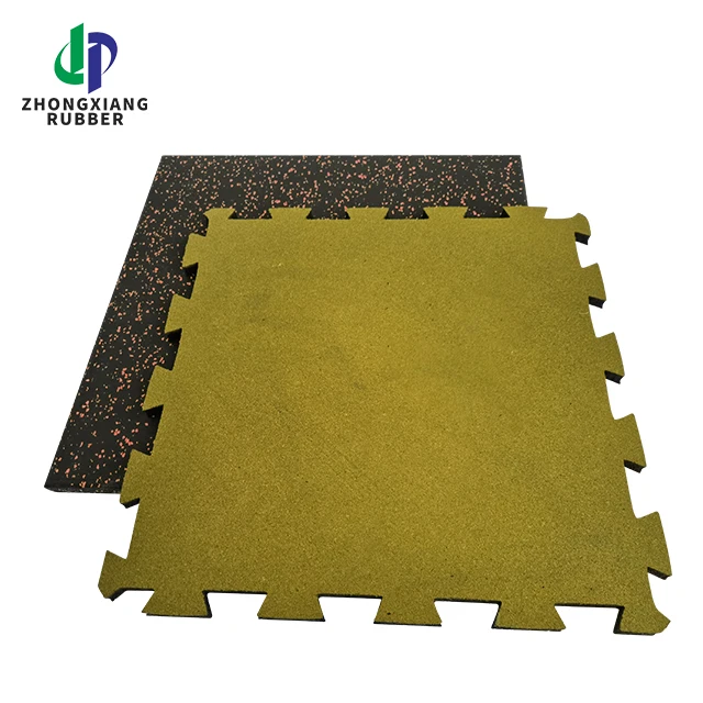 
Synthetic EPDM SBR granulated Interlocking outdoor playground rubber tiles flooring 