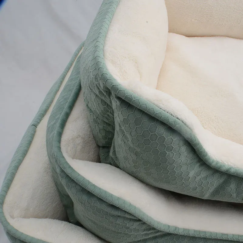 China products all season luxury Custom Size Soft Pet Dog Bed Washable Luxury Warm Soft Pet Supplies Dog Beds