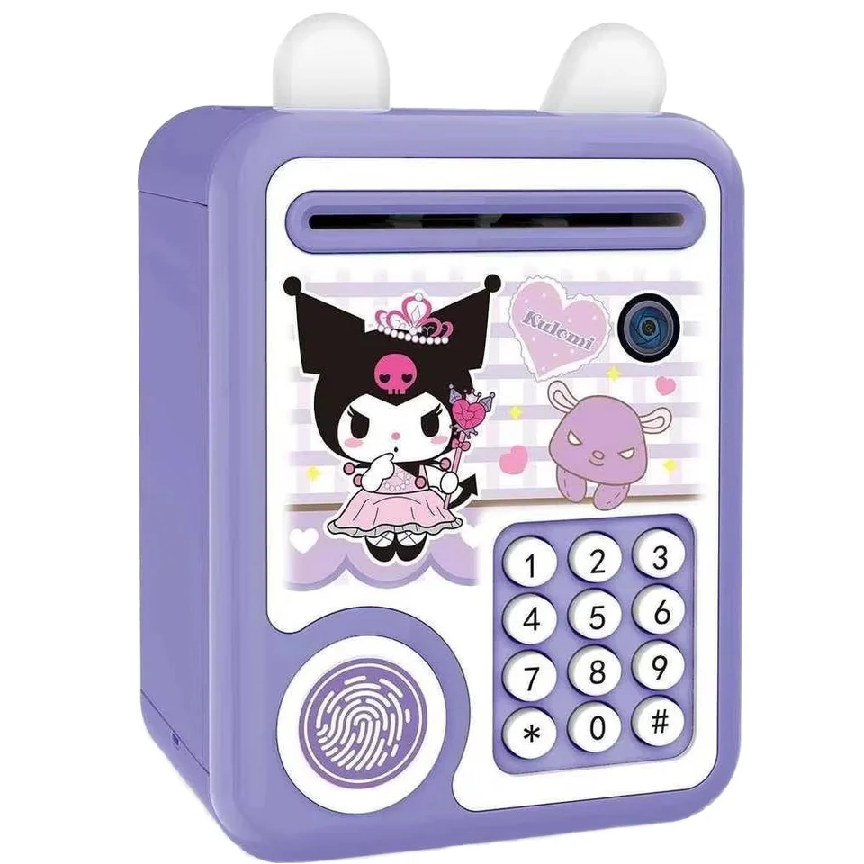 Горячая распродажа Kulomi KT Kawaii деловая копилка для девочек с отпечатками пальцев банка денег большой емкости пластиковая Копилка детей подарок
