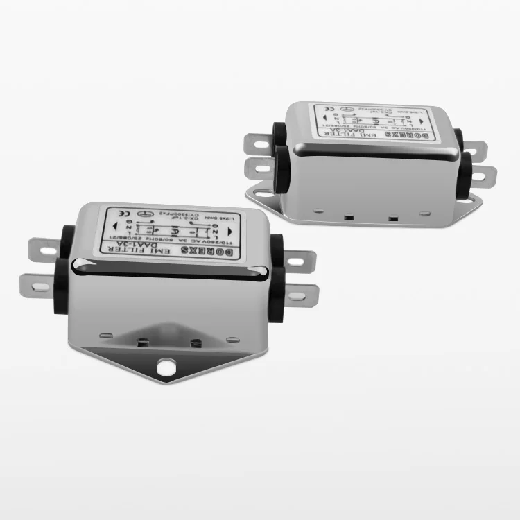 Dorexs IEC single-phase 220V power supply choke coil single phase emi filter DAA1-1A\/3A\/6A\/10A