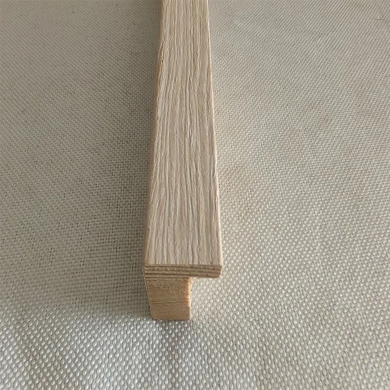 China 15x28 mm matte black Solid Wood photo Frame Moulding  white grain wood timber frame mouldingprofiles