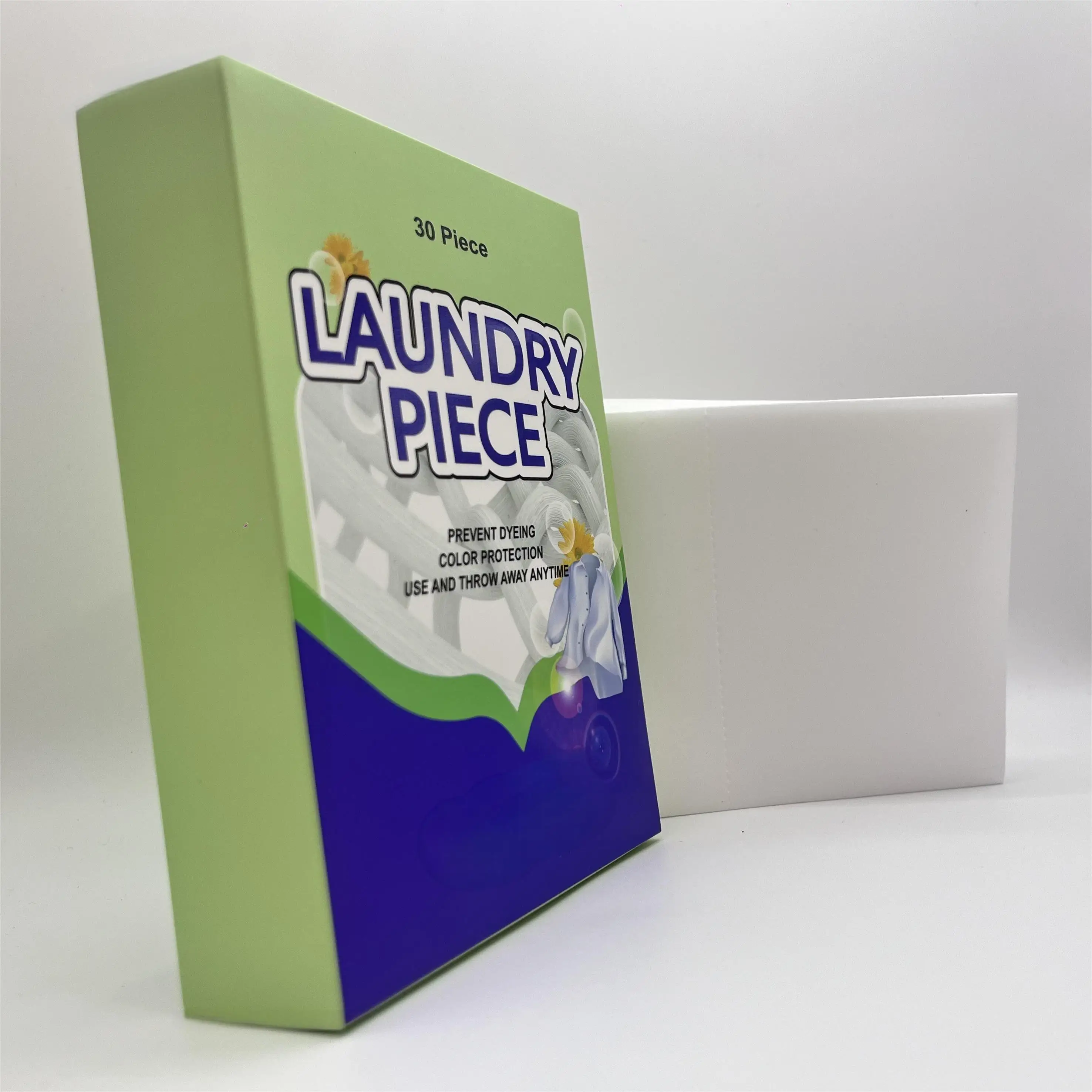 Zero Plastic Laundry Detergent Sheets Eco friendly Laundry Strips Plant-derived Formula Phosphate Free
