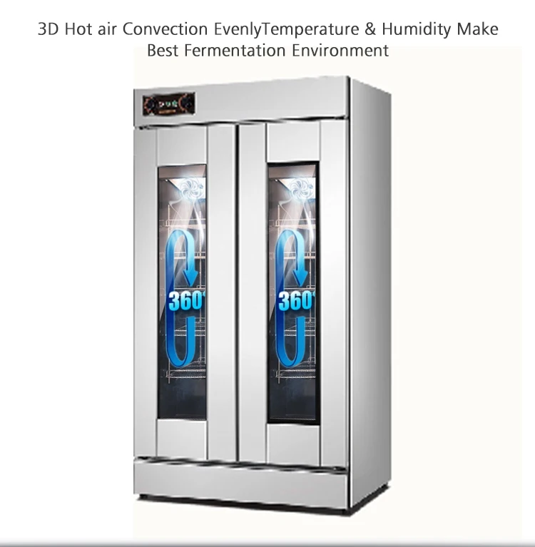 Best Quality China Manufacturer Automatic 36 pans trays Intermediate Proofer With Humidifier