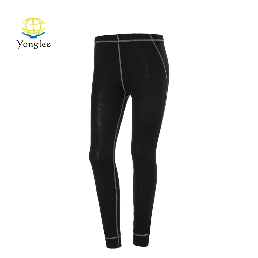 
High Quality Breathable Womens Sportswear Base Layer Merino Wool Leggings 