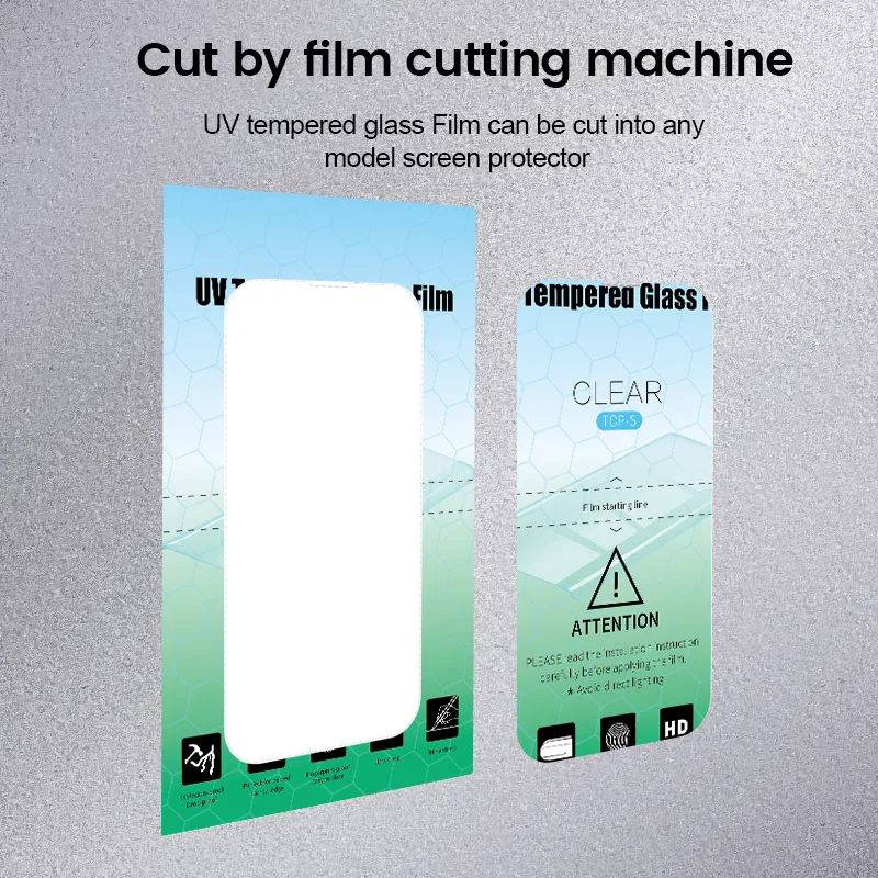 Free sample UV 6H Hardness Anti-shock Cell Phone Hydrogel Film Sheet HD Clear Screen Protector For Cutting Machine