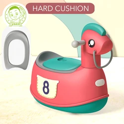 Yozzi Cartoon Horse Sitting Straddle Can Play Music Soft Seat Baby Safety Potty Training Toilet Musi For Babies