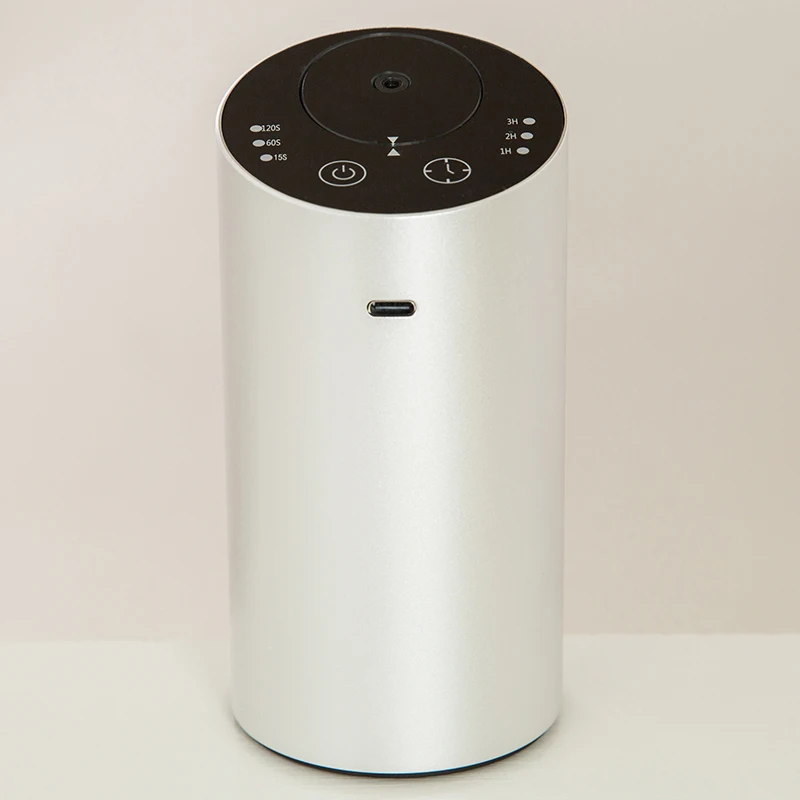 Top Sale Custom Electric USB Rechargeable Nano Cool Mist Waterless Car Aroma Diffuser Machine