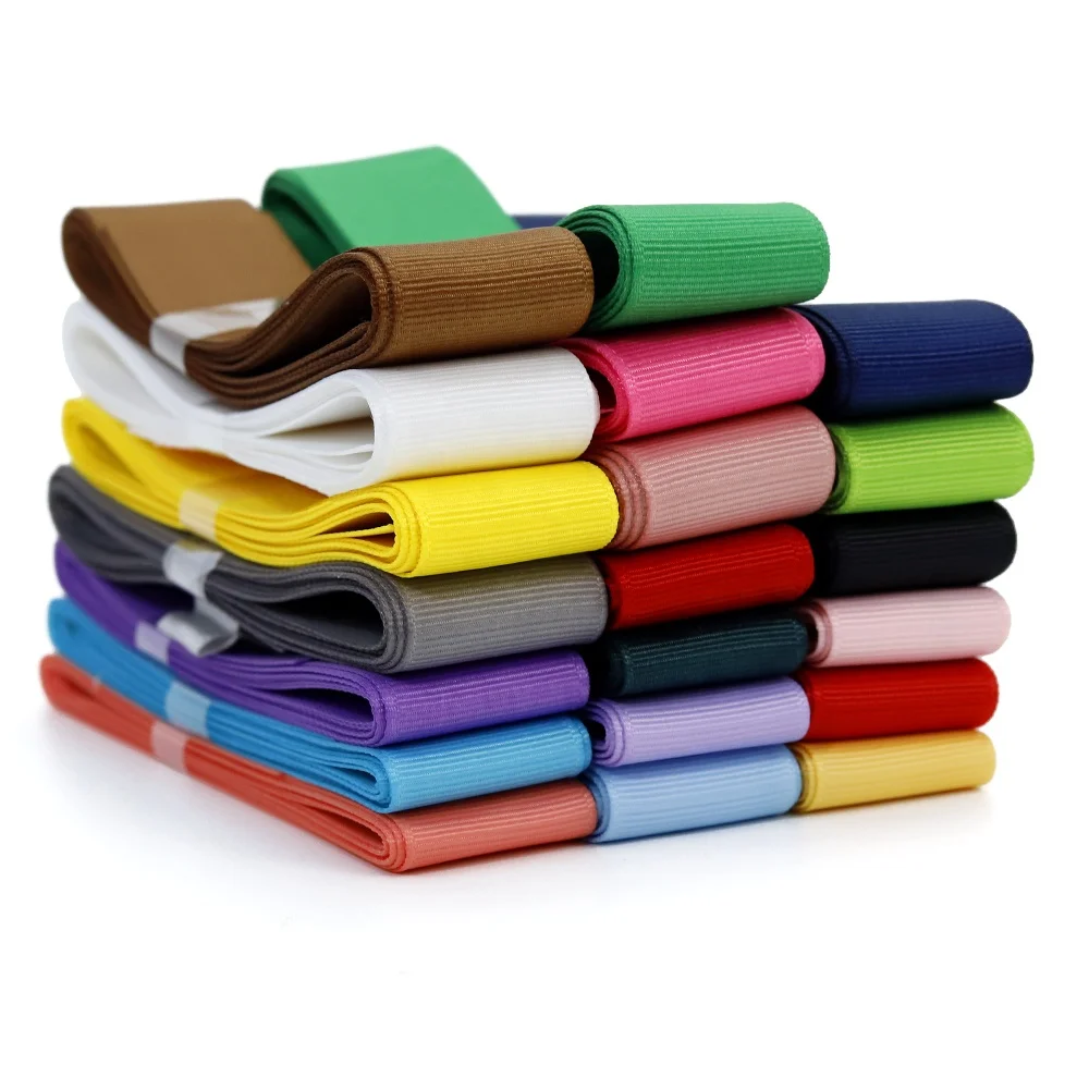 Wholesale 25mm Single Face Grosgrain Ribbon Polyester Fabric 1 Inch Printed Ribbon Roll Hair Ties Christmas Decorations Small