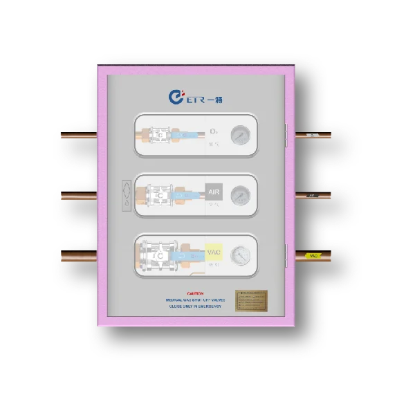 Hospital control medical gas monitoring and alarming system