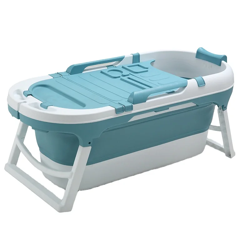 Factory Wholesale Adult Bath Tub With Lid Hot Selling Foldable Bathtub Portable Plastic Household Bath Tub