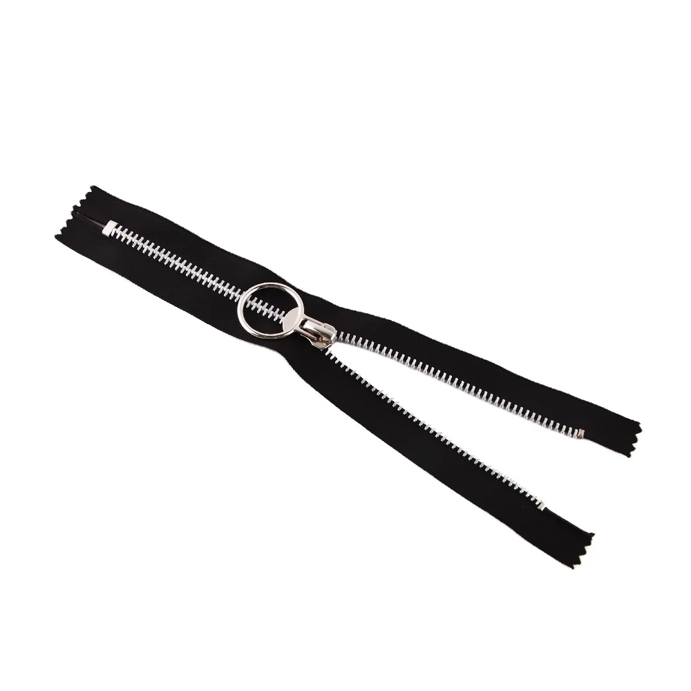 Dawei brand factory wholesale custom #5 metal zipper aluminum metal zipper customized