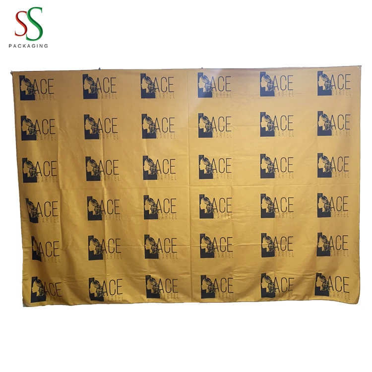 Пользовательский фон с логотипом цветочный фон стойка для фотосъемки