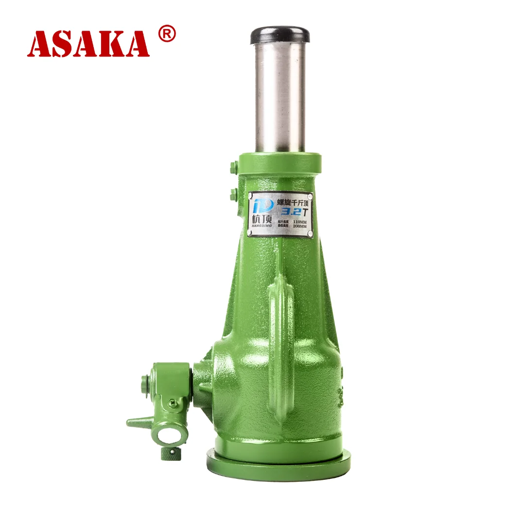 High Lift Construction Building Hand Tool Worm Gear 3.2 Ton Load Screw Jack