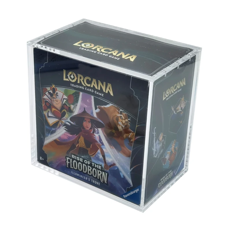 Прозрачный акриловый корпус для бустера Lorcana Trove с магнитной крышкой