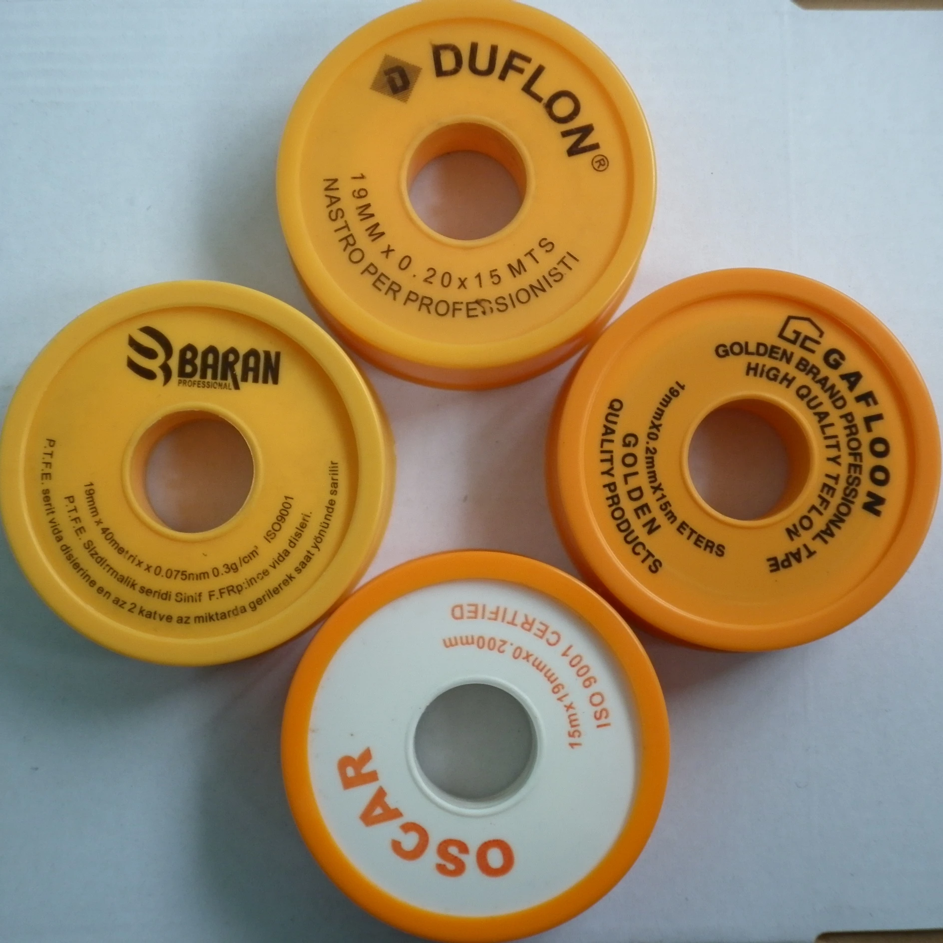 
Лидер продаж 2015, Высококачественная плотная уплотнительная лента LINAN HOUDA из ПТФЭ, Резьбовая лента 