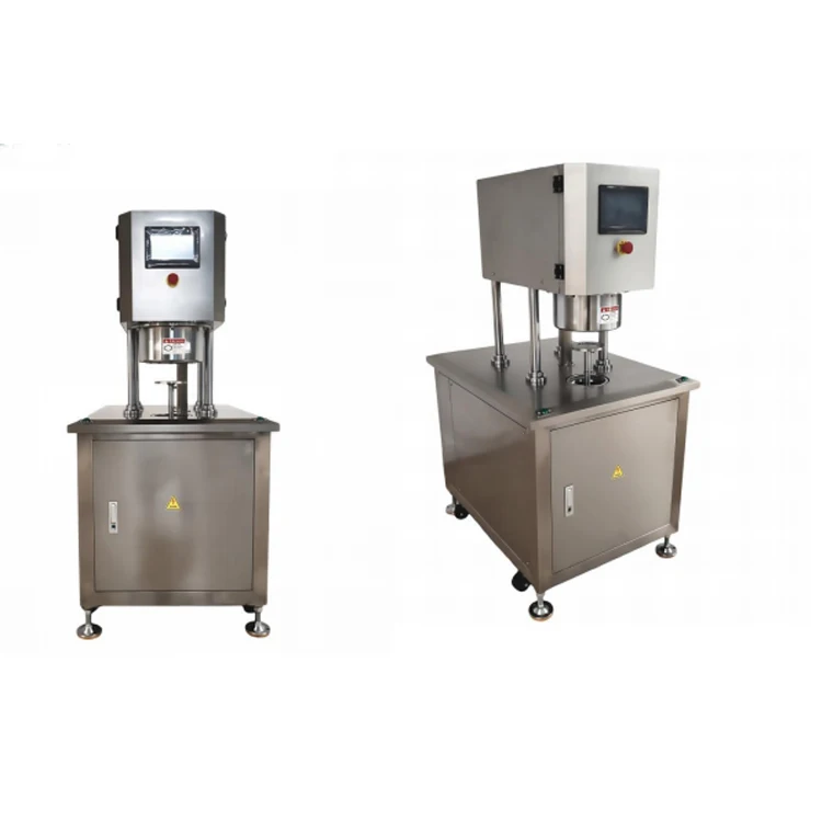 Semi automatic nitrogen filling sealing machine automatic control sealing machine easy to pull can vacuum machine
