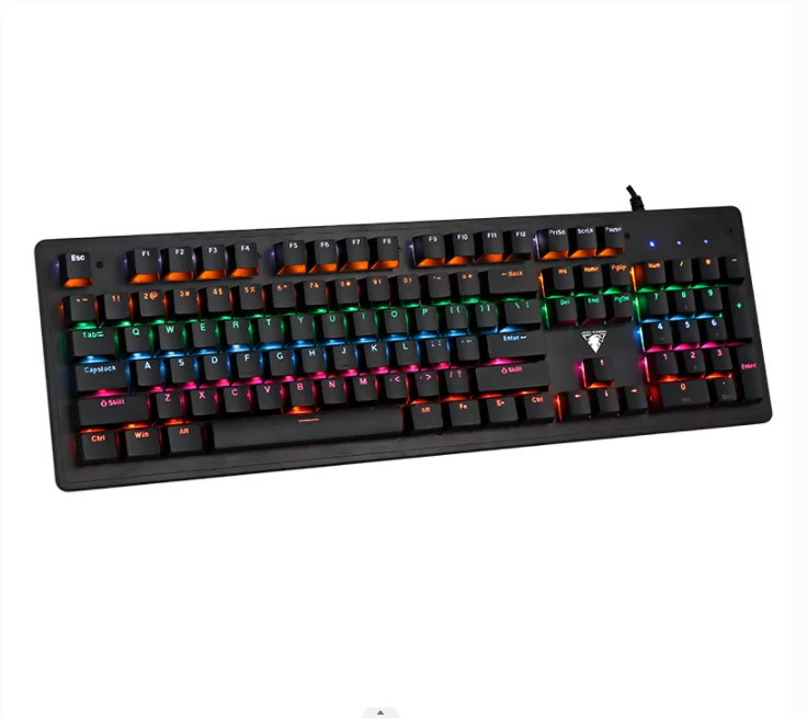 JEDEL KL-106 switches led backlit  electronic new fashion desktop the lowest price antique  mechanical  gaming keyboard