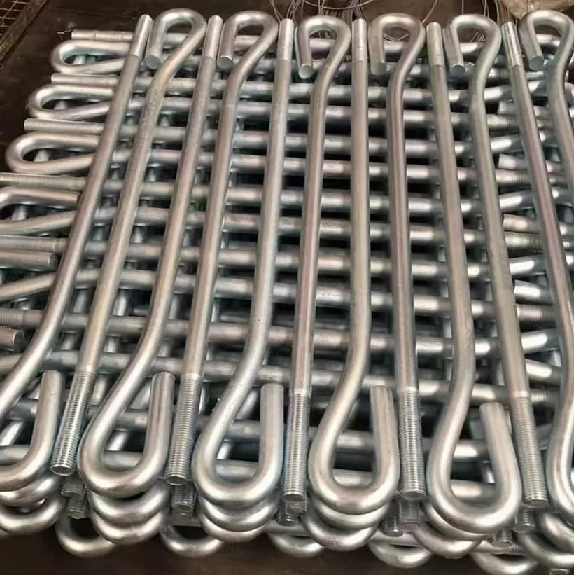 High Strength J/L/U/V Bolts Grade 4.8/8.8  Anchor Bolt Galvanized Foundation Bolt for Precast