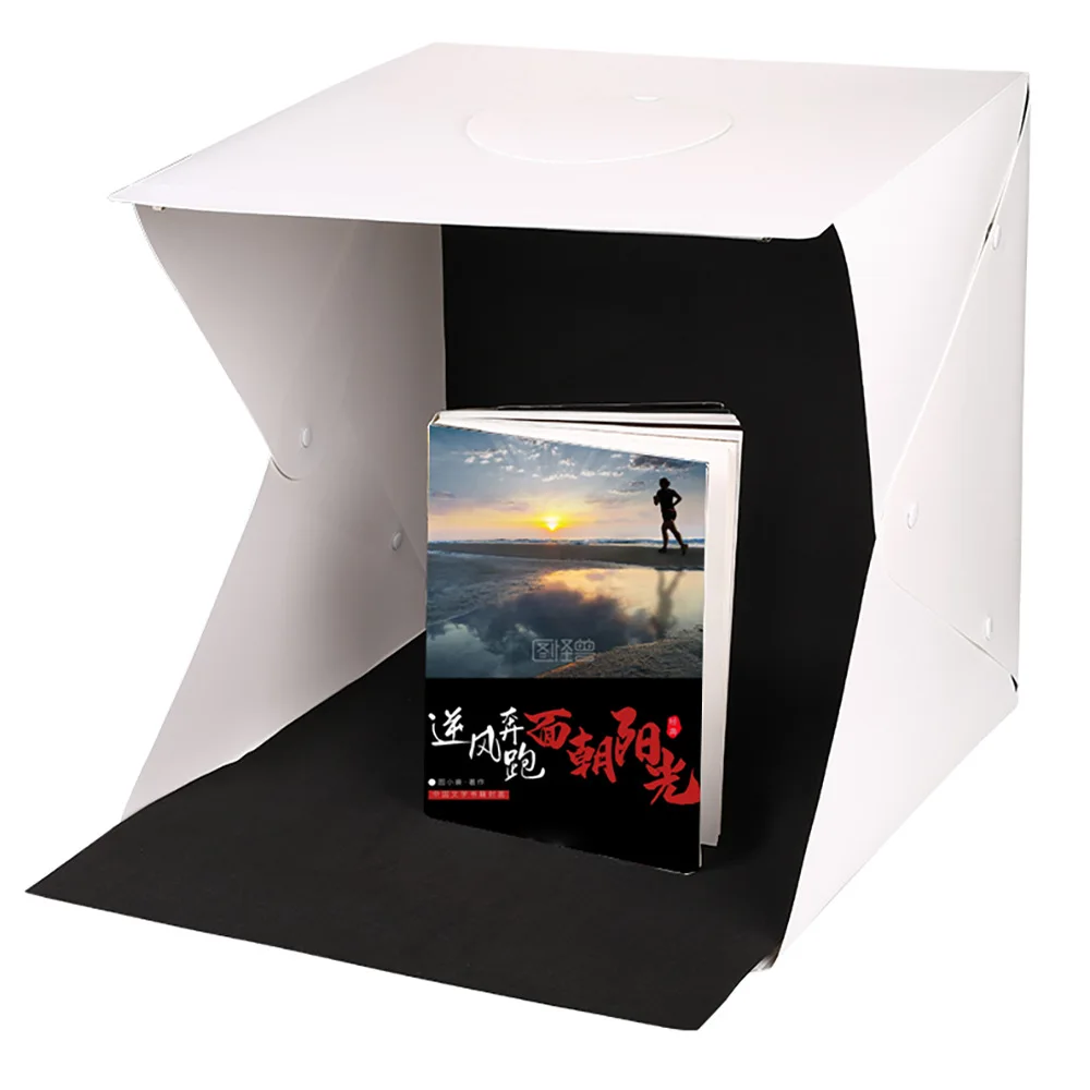 Amazon hot sell 40cm LED Table Top Mini Foldable Portable Photo Studio Light Box for Photographing Shooting