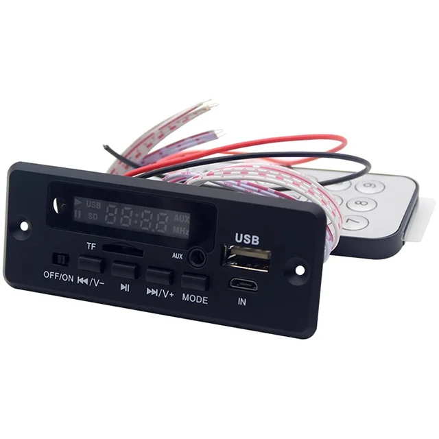 Amplifier Board D300W Max 300W 220V/12V/24V Digital AMP Support Dual Microphone MP3 Player