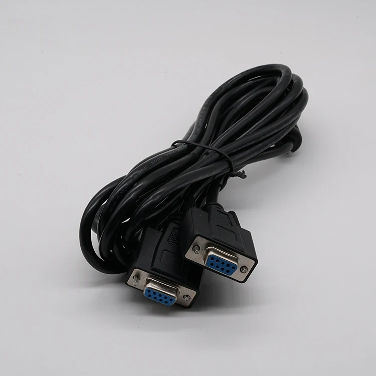 Spot Goods Hot Sale Standard Db9pin Cable Null Modem Cable Display Screen Extension Electrical Wire Harness