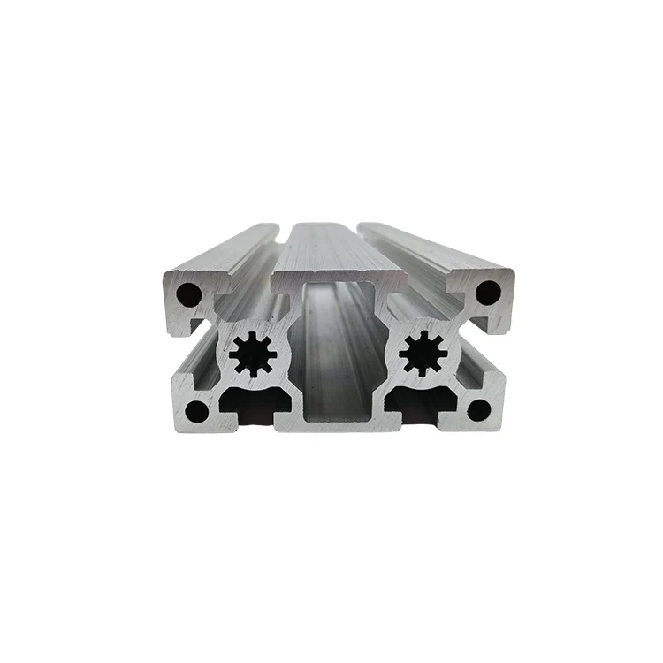6063 Aluminum Extrusion Profile Frame T- Slot Custom Extruded Black Anodized Polished Industrial Aluminum Profile