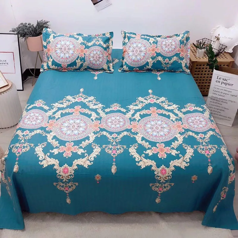 
Explosive style cotton old coarse cloth three-piece cotton soft mat sheet 