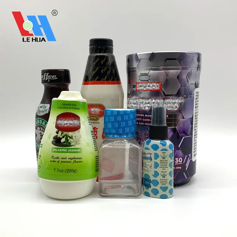 Custom Printed Flexible PVC Energy Drink Beverage Bottle Heat Shrink Sleeves Bands/Labels/ Wraps Packaging