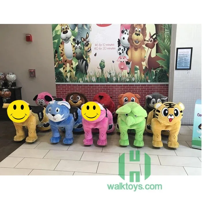 Высококачественные Электрические игрушечные животные большой унисекс плюшевый медведь и автомобиль для детских аттракционов система управления монетами