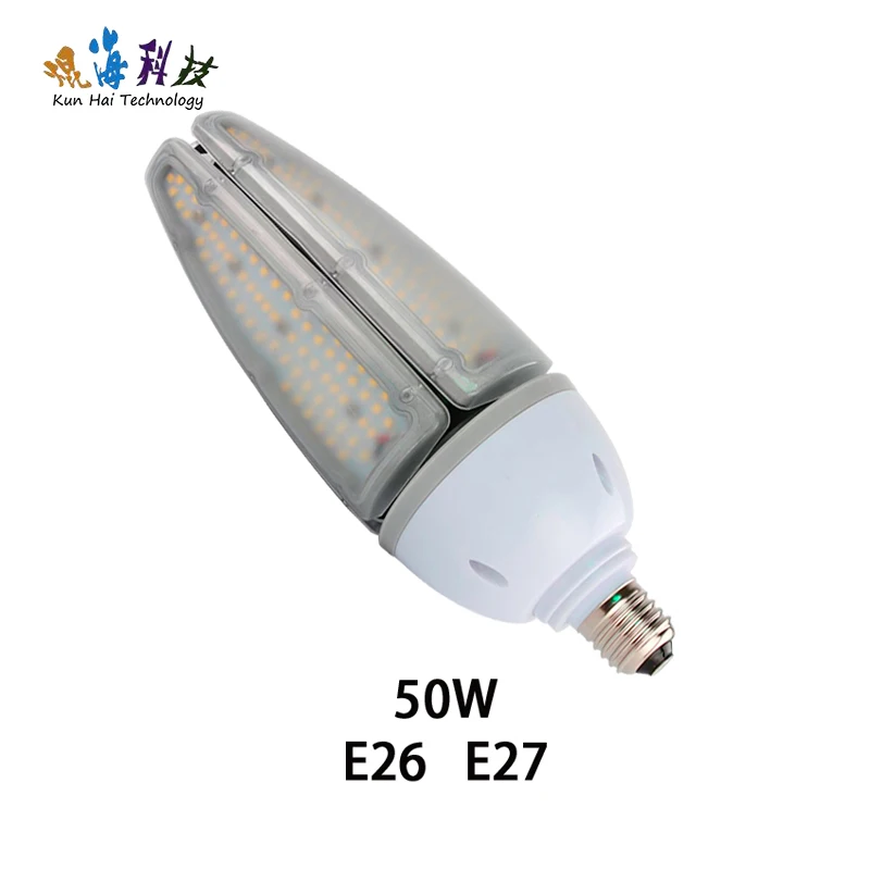 Led Corn Light AC100-277V 360 Degree 30W 40W 50W  E39 E40 IP65 WATERPROOF KH-AD-FS30W-001-003