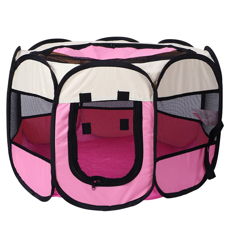 Portable playpen foldable pet house dog toy tunnel Pet Play Fence for small dogs and cats