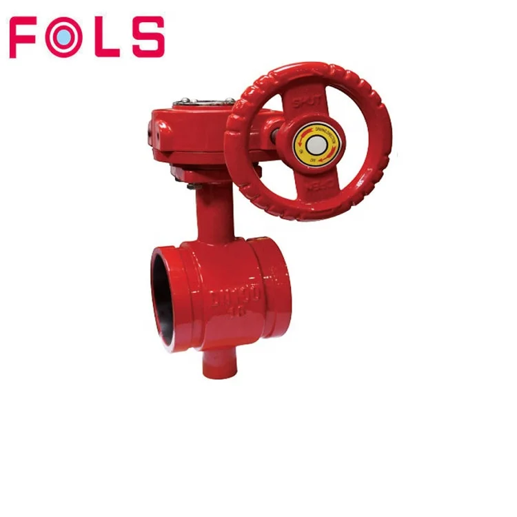 Fire protection System Handwheel Clamped butterfly Valve