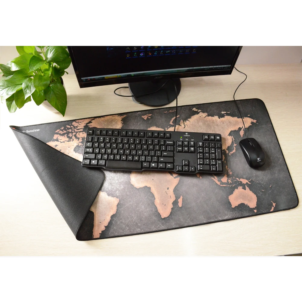 Large Wireless Charging Microfiber Game Mouse Mat