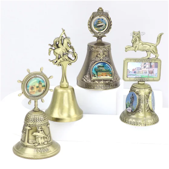 High Quality Custom Color Tourist Gift Supplier Souvenirs Dinner Bell