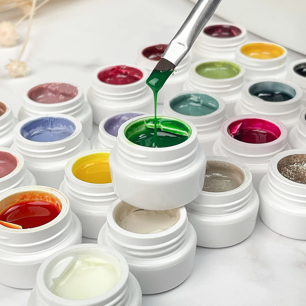 Cloverfei Nail Tech Japanese Gel Polish Solid Painting Gel Nail Art Nail Painting