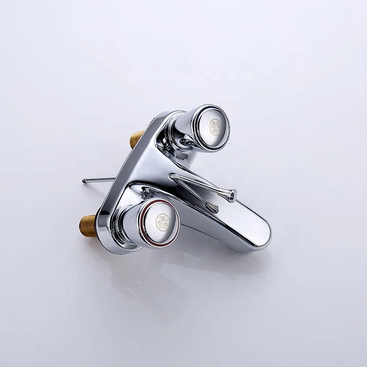 Factory Direct Sell Deck mounted Two Handle Basin faucet 4 inch min spread mixer basin taps