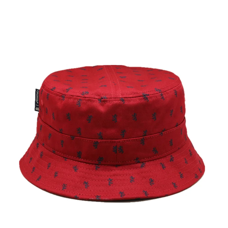China Shenzhen Suppliers High Quality Custom Red Funny Bucket Hat