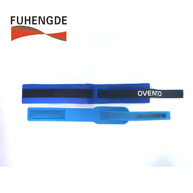 Sample Free Neoprene Padded Ankle Band For Triathlon Timing Chip With Hook And Loop Race Chip Timing Ankle Wrist Straps On Sale