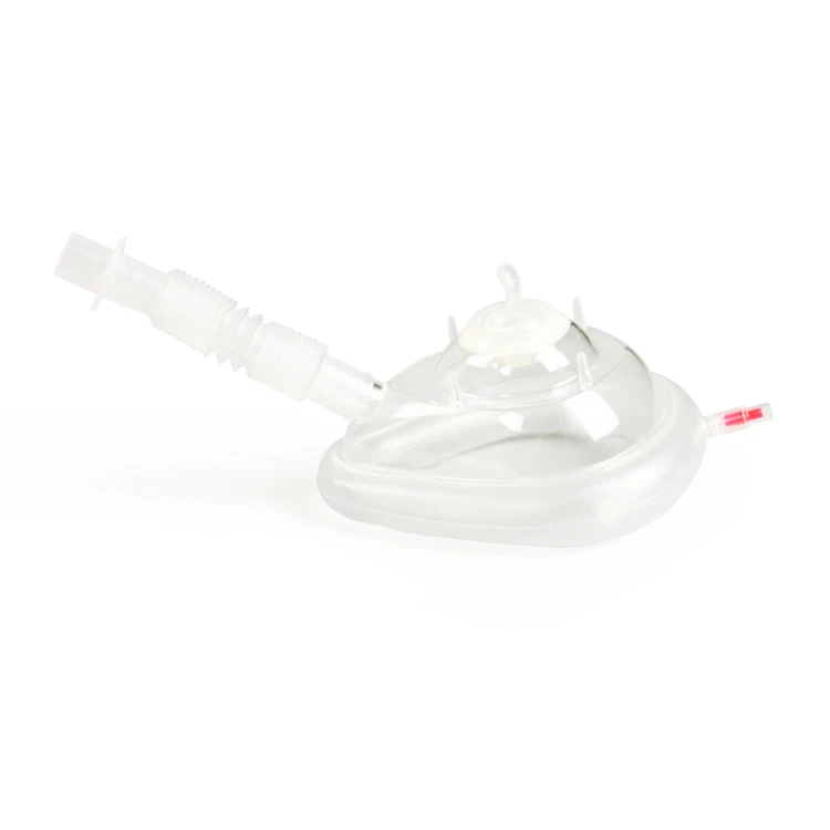 Orcl Wholesale Non-toxic Disposable Black Anesthesia Breathing Face Mask Inflatable