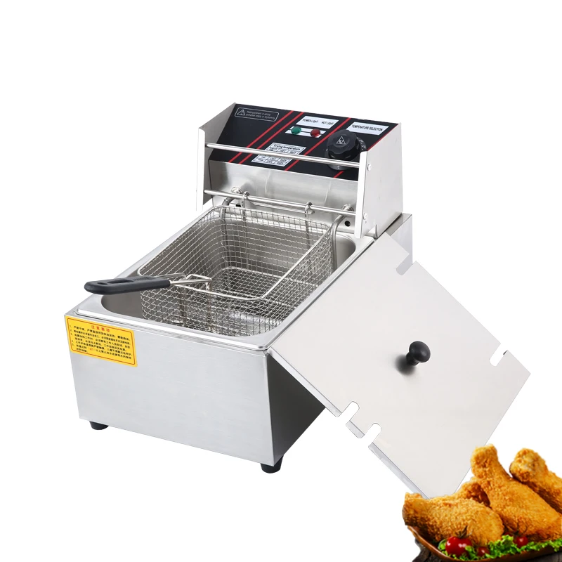 Restaurant Equipment Commercial Counter Top potato chips fryer machine/ Gas Deep Fryer With Thermostat BN-77