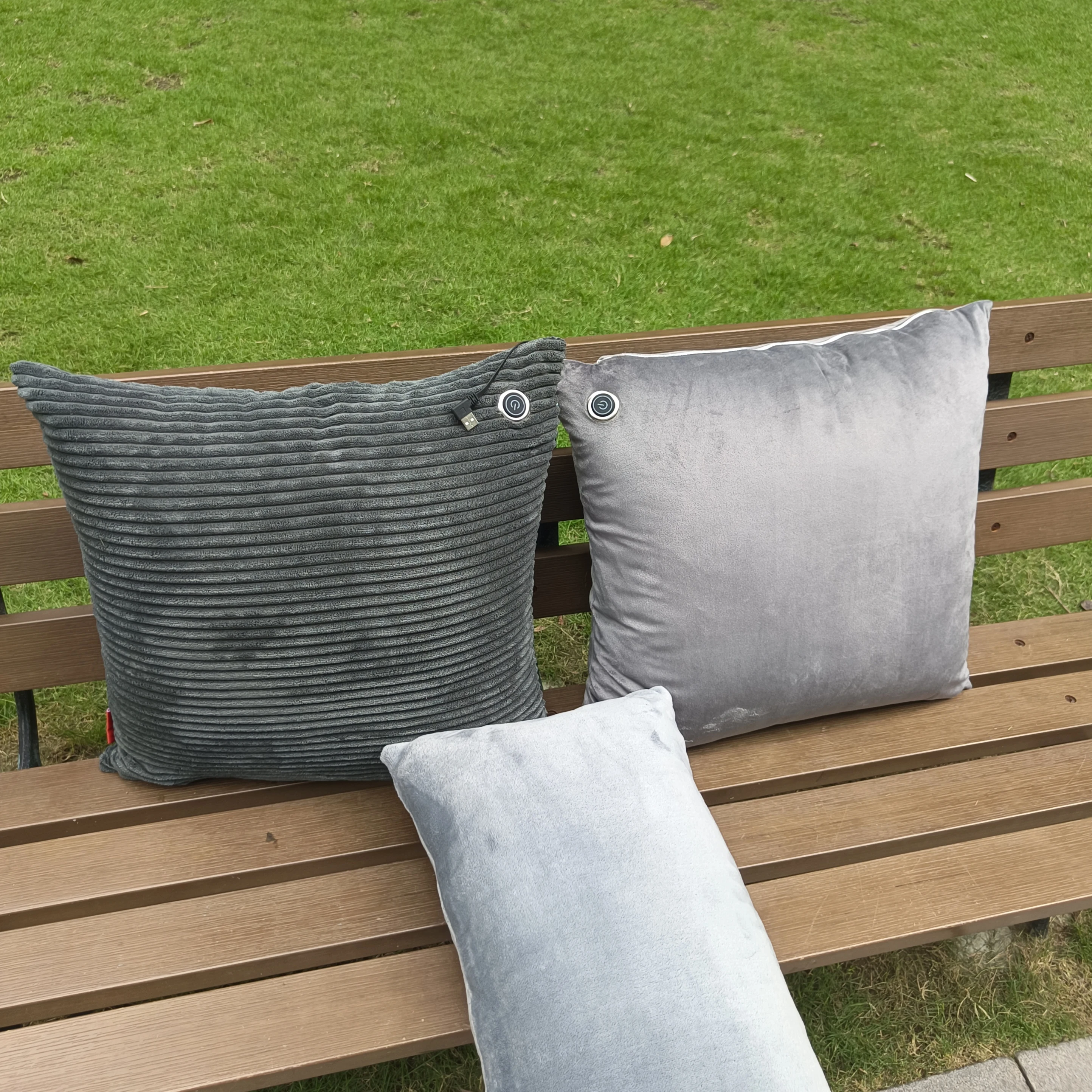 2024 New Heating Cushion Heated Pillow Hands Warm Back Warmer For Sofa,Chair,Bed And Outdoor Camping,Picnic