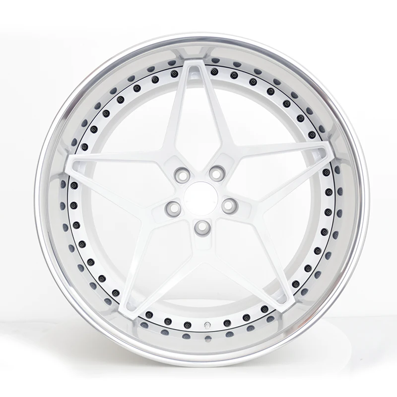 5hole ets35 19 20 21 22 inch two piece 5x114.3 5x112 5x120 rims for bbs mesh design alloy custom forged passenger car wheel rims