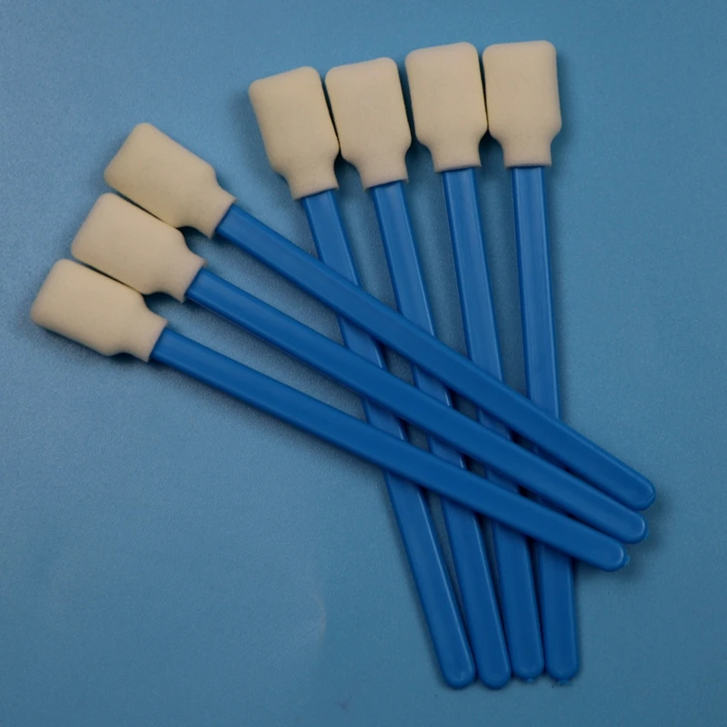 707 Blue Handle Square Sponge Stick Mimaki Printer Cleaning Foam Swab Cotton Bud