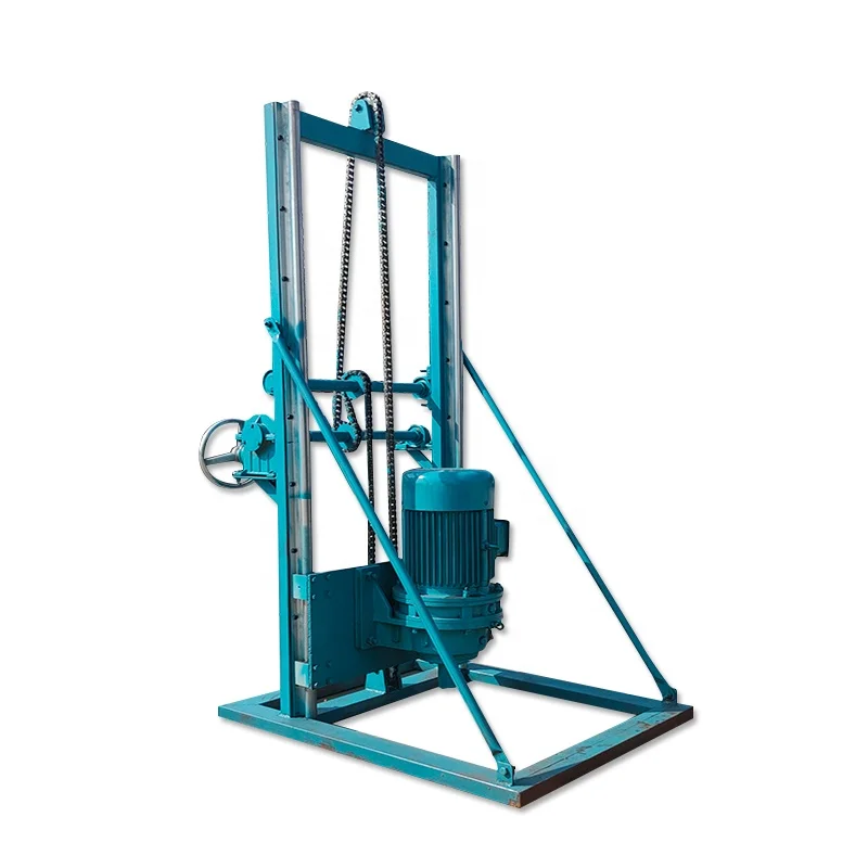 
Portable piling driver for ground screw base solar mounting system 
