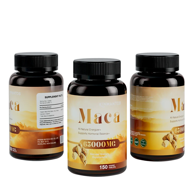 Wholesale 100% Natural herbs maca tablet men power capsule healthcare supplements