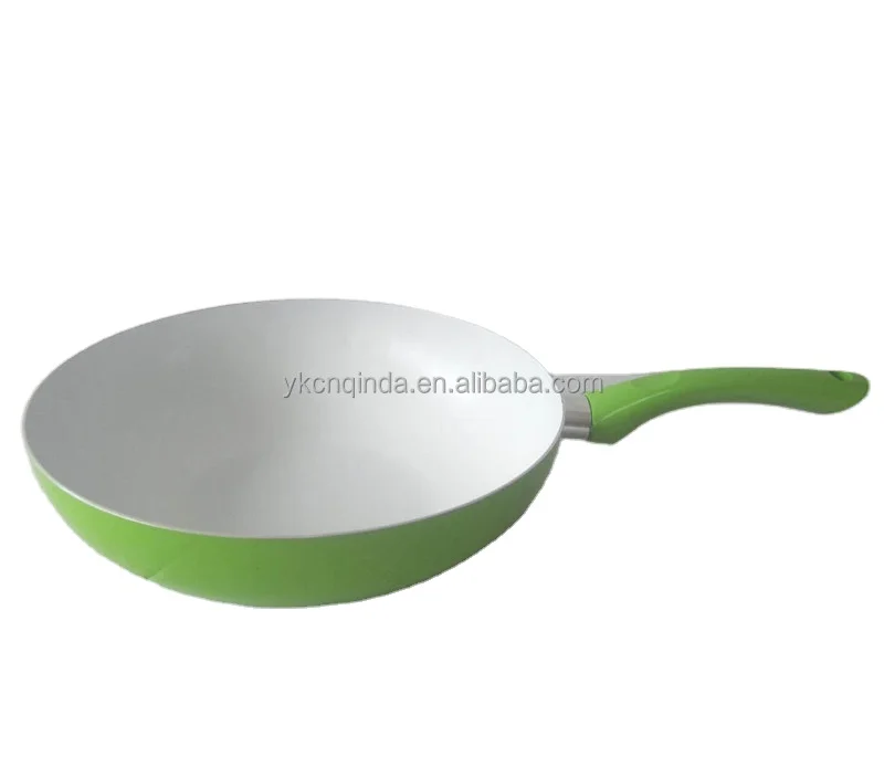 Hot and cheap aluminum ceramic coating wok